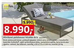 Bauhaus Hliníkové polohovací lehátko Aria 30337097 nabídka