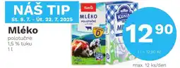 Konzum Mléko nabídka