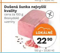 Konzum Dušená šunka nejvyšší kvality nabídka