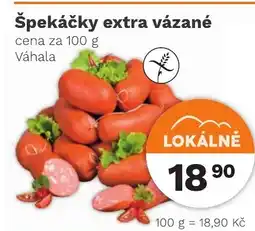 Konzum Špekáčky extra vázané nabídka