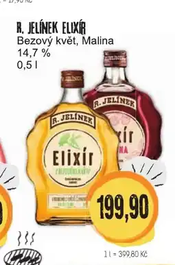 Konzum R. JELÍNEK ELIXÍR Bezový květ, Malina nabídka