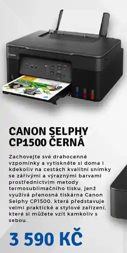 Planeo Elektro CANON SELPHY CP1500 ČERNÁ nabídka