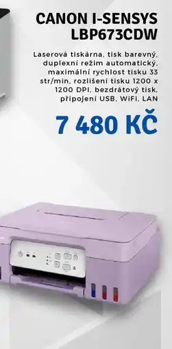 Planeo Elektro CANON I-SENSYS LBP673CDW nabídka