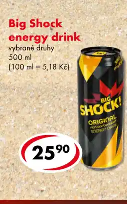 CBA Big Shock energy drink nabídka