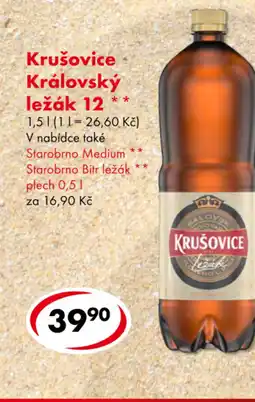 CBA Krušovice Královský ležák 12 ** nabídka