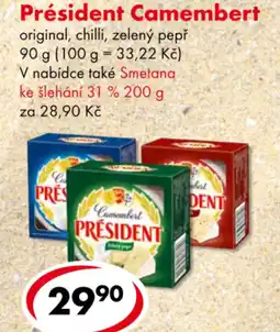 CBA Président Camembert nabídka