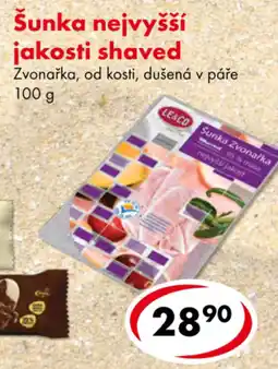 CBA Šunka nejvyšší jakosti shaved Zvonařka, od kosti, dušená v páře nabídka