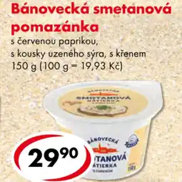CBA Bánovecká smetanová pomazánka nabídka