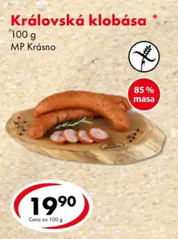CBA Královská klobása nabídka
