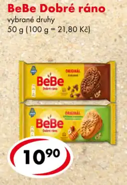 CBA BeBe Dobré ráno vybrané druhy nabídka