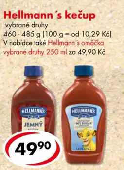 CBA Hellmann's kečup nabídka