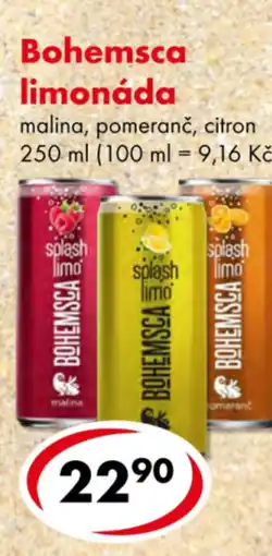 CBA Bohemsca limonáda nabídka