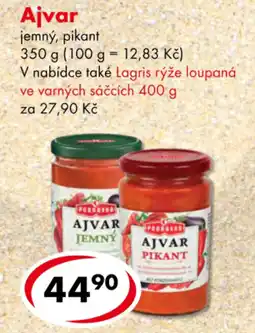 CBA Ajvar nabídka