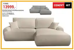 Baumax ROHOVÁ SEDACÍ SOUPRAVA BOONU nabídka