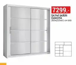 Baumax ŠATNÍ SKŘÍŇ DAKOTA bílá nabídka