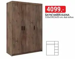 Baumax ŠATNÍ SKŘÍŇ ELENA nabídka