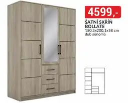 Baumax ŠATNÍ SKŘÍŇ BOLLATE nabídka