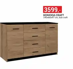 Baumax KOMODA CRAFT , dub craft nabídka