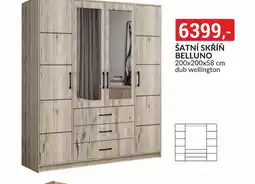 Baumax ŠATNÍ SKŘÍŇ BELLUNO dub wellington nabídka