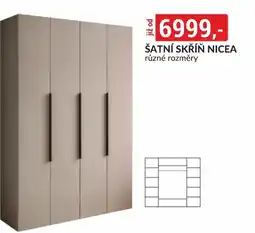 Baumax ŠATNÍ SKŘÍŇ NICEA různé rozměry nabídka