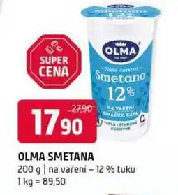 Terno Olma smetana 200 g na vaření 12 % tuku nabídka