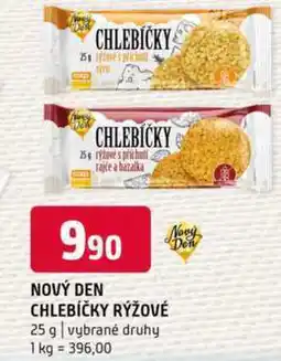 Terno Nový den chlebíčky rýžové 25 g vybrané druhy nabídka