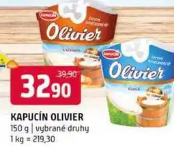 Terno Kapucín olivier 150 g vybrané druhy nabídka
