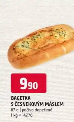 Terno Bagetka s česnekovým máslem 67 g pečivo dopečené nabídka