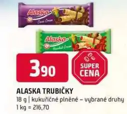 Terno Alaska trubičky 18 g kukuřičné plněné vybrané druhy nabídka