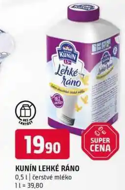 Terno Kunín lehké ráno 0,5l čerstvé mléko nabídka