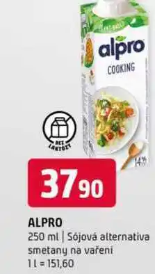 Terno Alpro 250 ml Sójová alternativa smetany na vaření nabídka