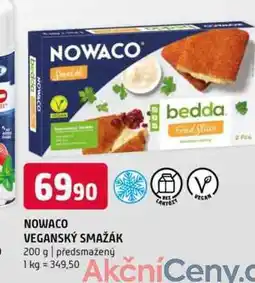 Terno Nowaco veganský smažák 200 g předsmažený nabídka