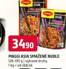 Terno Maggi asia smažené nudle 128-130 g vybrané druhy nabídka