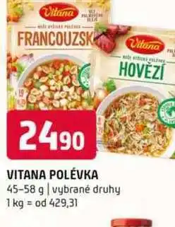 Terno Vitana polévka 45-58 g vybrané druhy nabídka