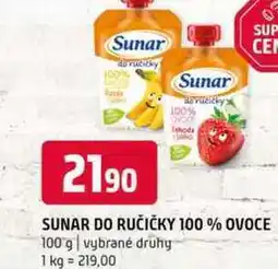 Terno Sunar do ručičky 100% ovoce 100 g vybrané druhy nabídka