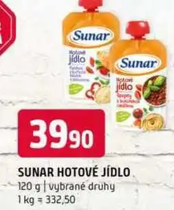 Terno Sunar hotové jídlo 120 g vybrané druhy nabídka