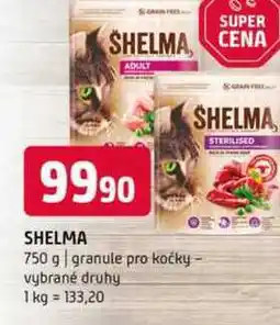 Terno Shelma 750g granule pro kočky vybrané druhy nabídka