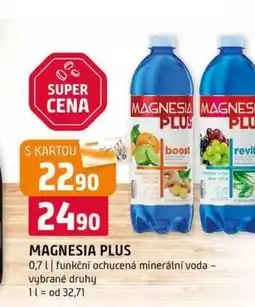 Terno Magnesia plus 0,7l funkční ochucená minerální voda vybrané druhy nabídka