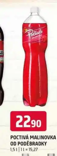 Terno Poděbradka Poctivá Malinovka 1,5l nabídka