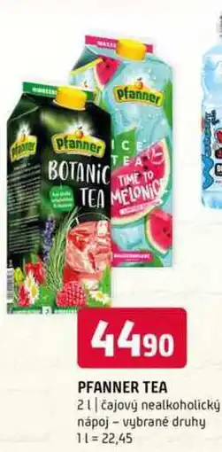 Terno Pfanner Ice tea 2l vybrané druhy nabídka
