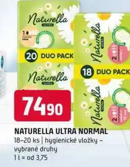 Terno Naturella ultra normal 18-20 ks hygienické vložky vybrané druhy nabídka