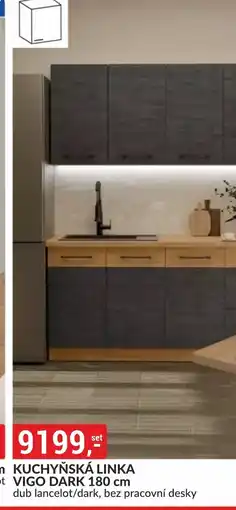 Baumax KUCHYŇSKÁ LINKA VIGO DARK nabídka