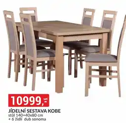 Baumax JÍDELNÍ SESTAVA KOBE stůl nabídka
