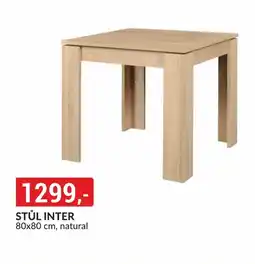 Baumax STŮL INTER, natural nabídka