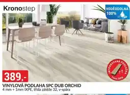 Baumax VINYLOVÁ PODLAHA SPC DUB ORCHID 4 mm + 1mm IXPE, třída zátěže 32, v-spára nabídka