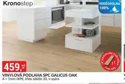 Baumax VINYLOVÁ PODLAHA SPC GALICUS OAK 4+1mm IXPE, třida zátěže 33, v-spára nabídka