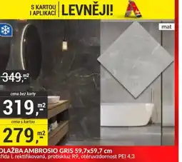 Baumax DLAŽBA AMBROSIO GRIS nabídka
