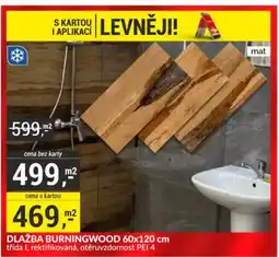 Baumax DLAŽBA BURNINGWOOD nabídka