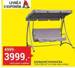 Baumax Zahradní houpačka nabídka