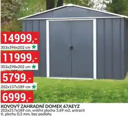 Baumax Kovový zahradní domek 67AEYZ nabídka